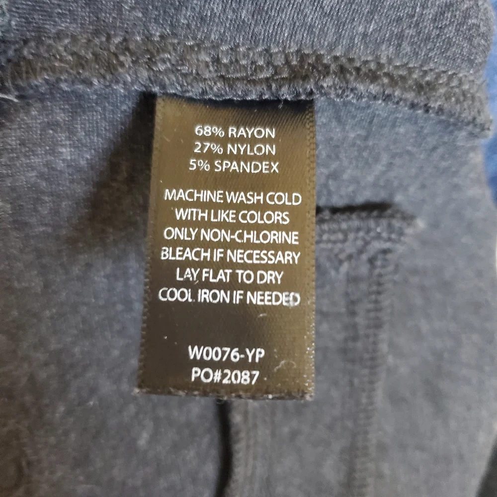 Betabrand Dress Pant Yoga Pants Straight-Leg Classic Charcoal Gray - Picture 7 of 7